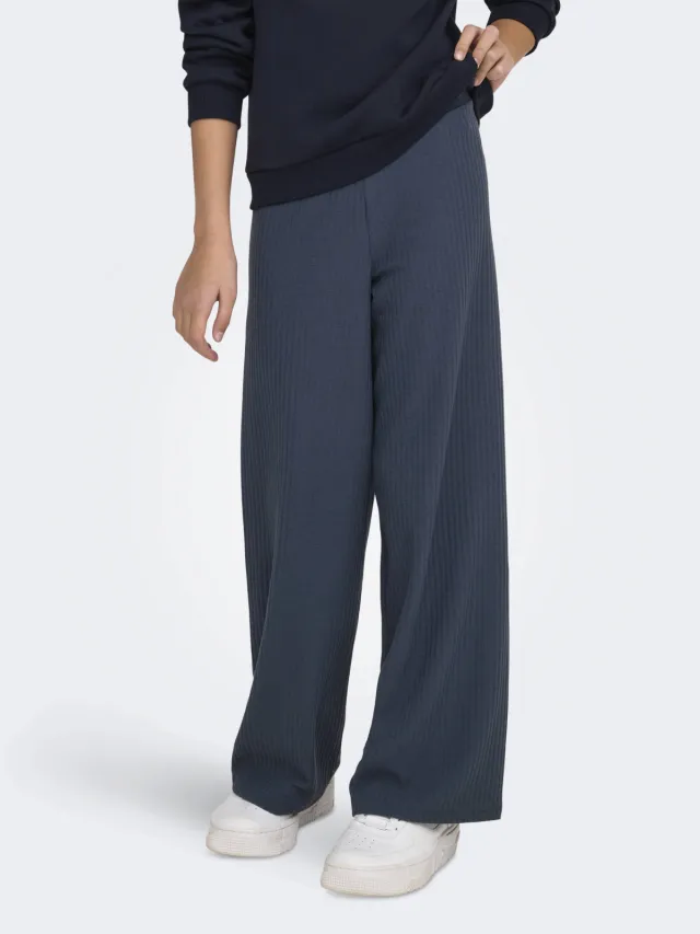 KIDS ONLY GIRL KOGNELLA wide leg casual broek grijsblauw, foto 4
