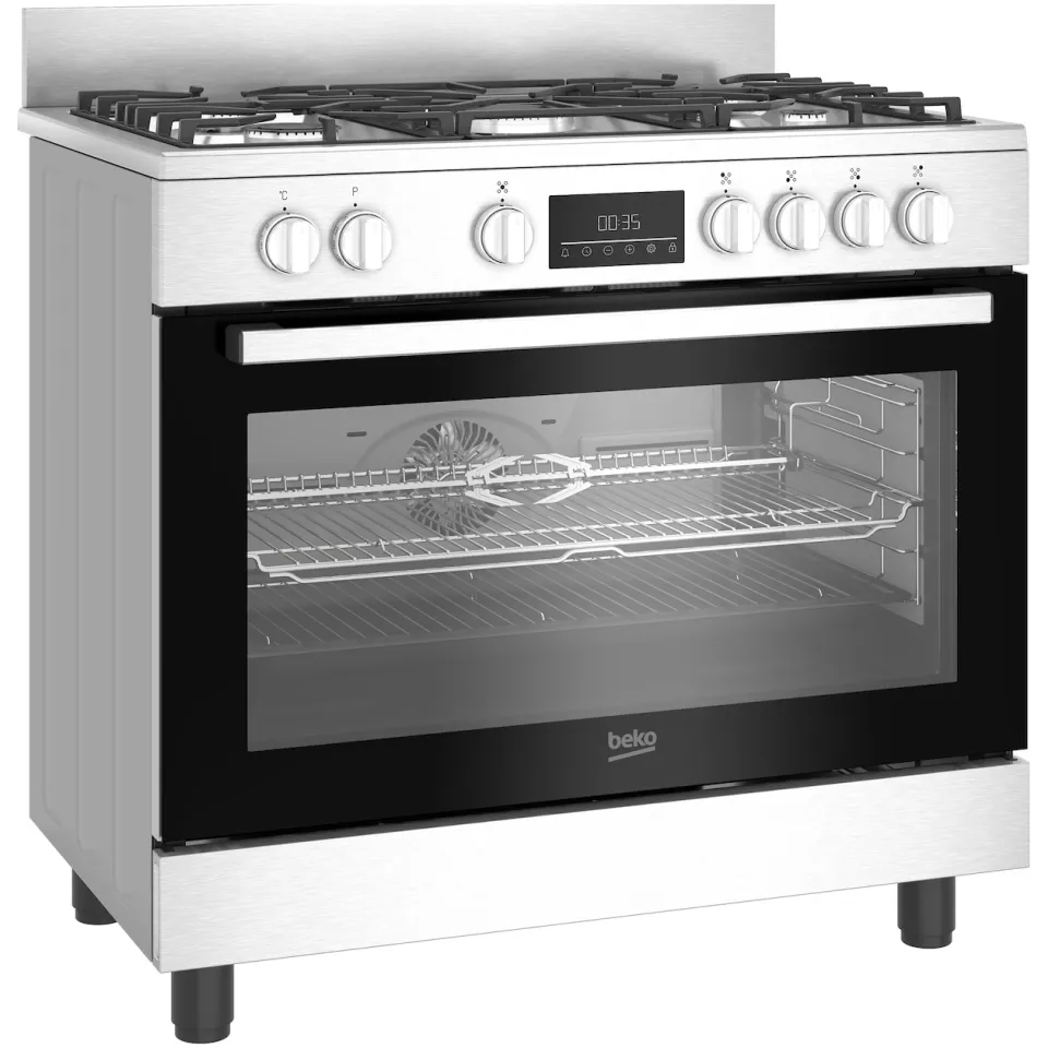 Beko BGM 11227 EXN gasfornuis inox, foto 3