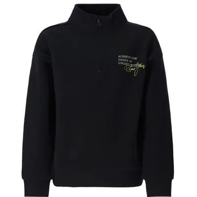 Retour Jeans rechtvallende sweater met print - donkergrijs Printopdruk