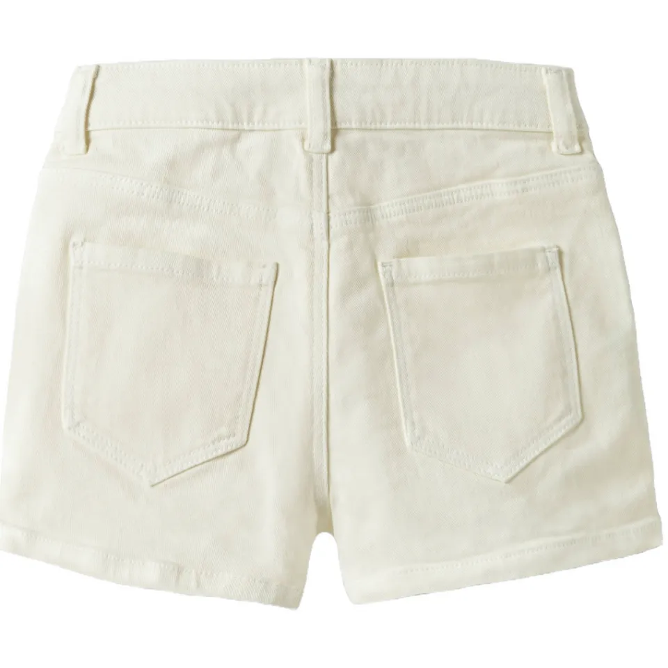 NAME IT straight casual korte broek ecru, foto 3