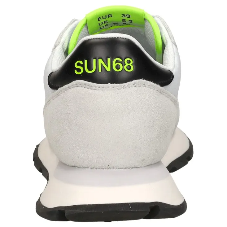 Sun68 Ally Solid Nylon lage sneakers wit, foto 4