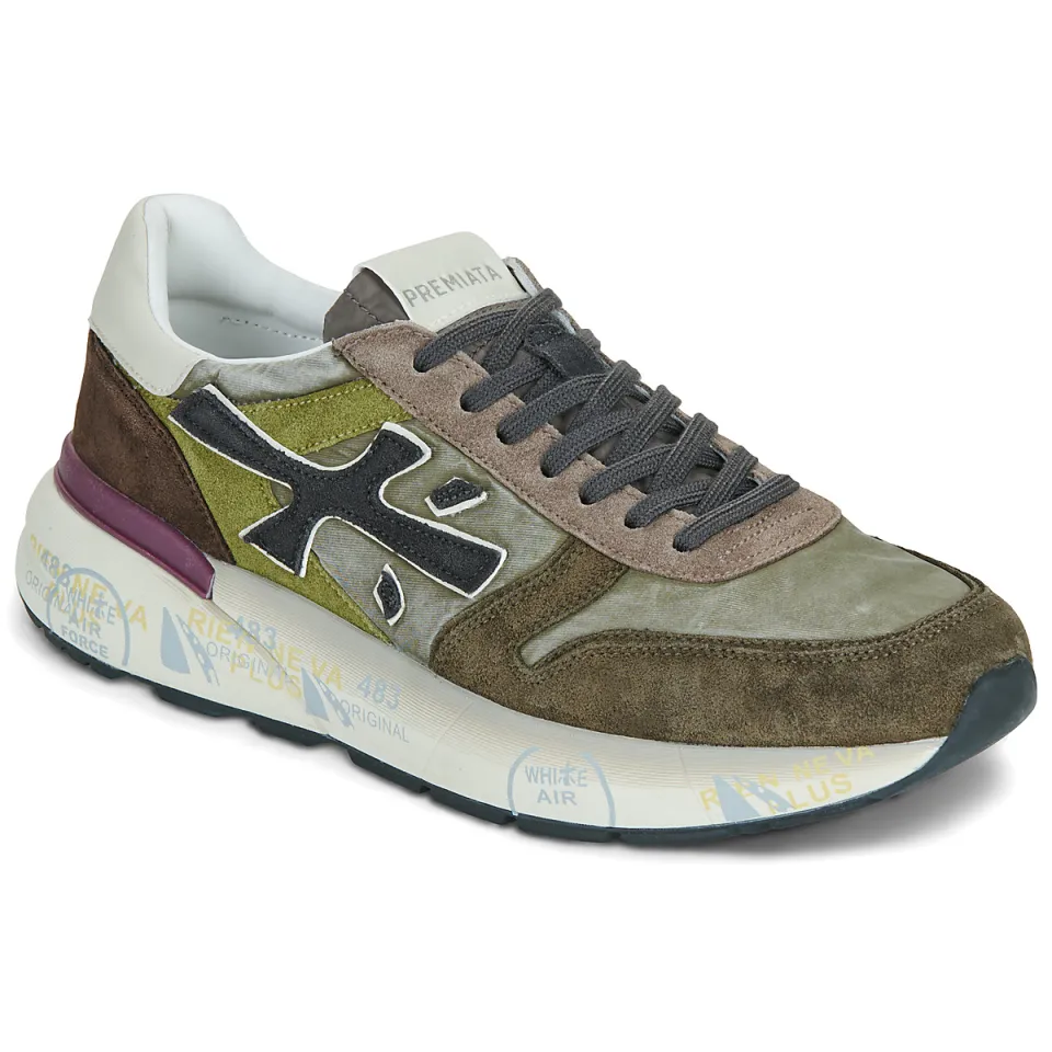 Premiata Mick lage sneakers groen, foto 2