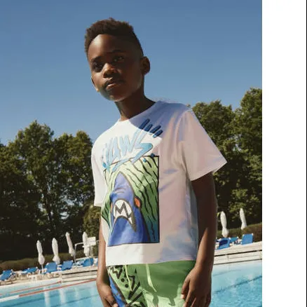 NAME IT KIDS t-shirt met print wit, foto 4