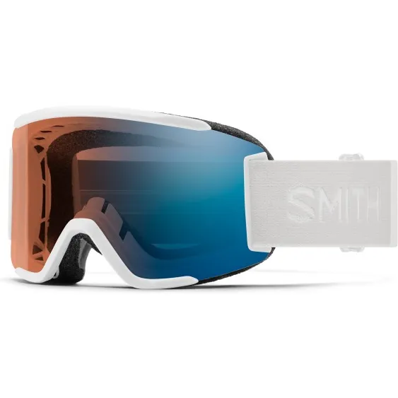 Smith SQUAD S ChromaPop Photochromic Mirror S1-3 - Skibril, meerkleurig wit