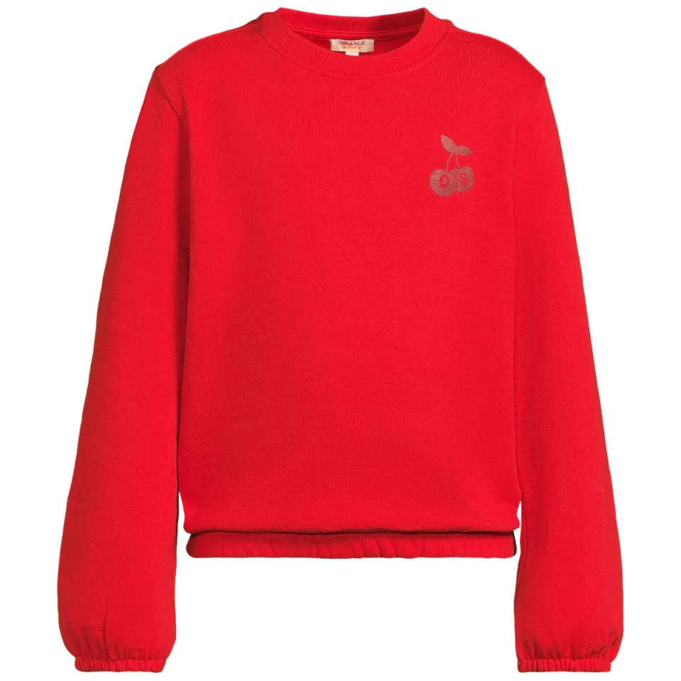 Orange Stars sweater met backprint - rood, foto 2