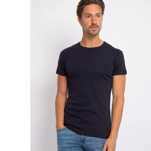 Alan Red T-shirt Korte Mouw Alan Red Ottawa T-shirt Stretch Navy (2Pack) marine