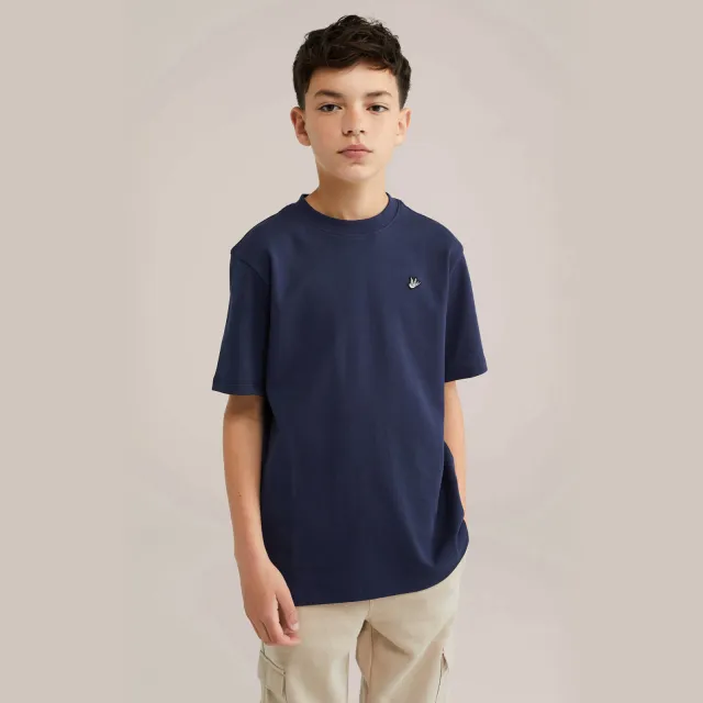 WE Fashion T-shirt marineblauw Royal Navy