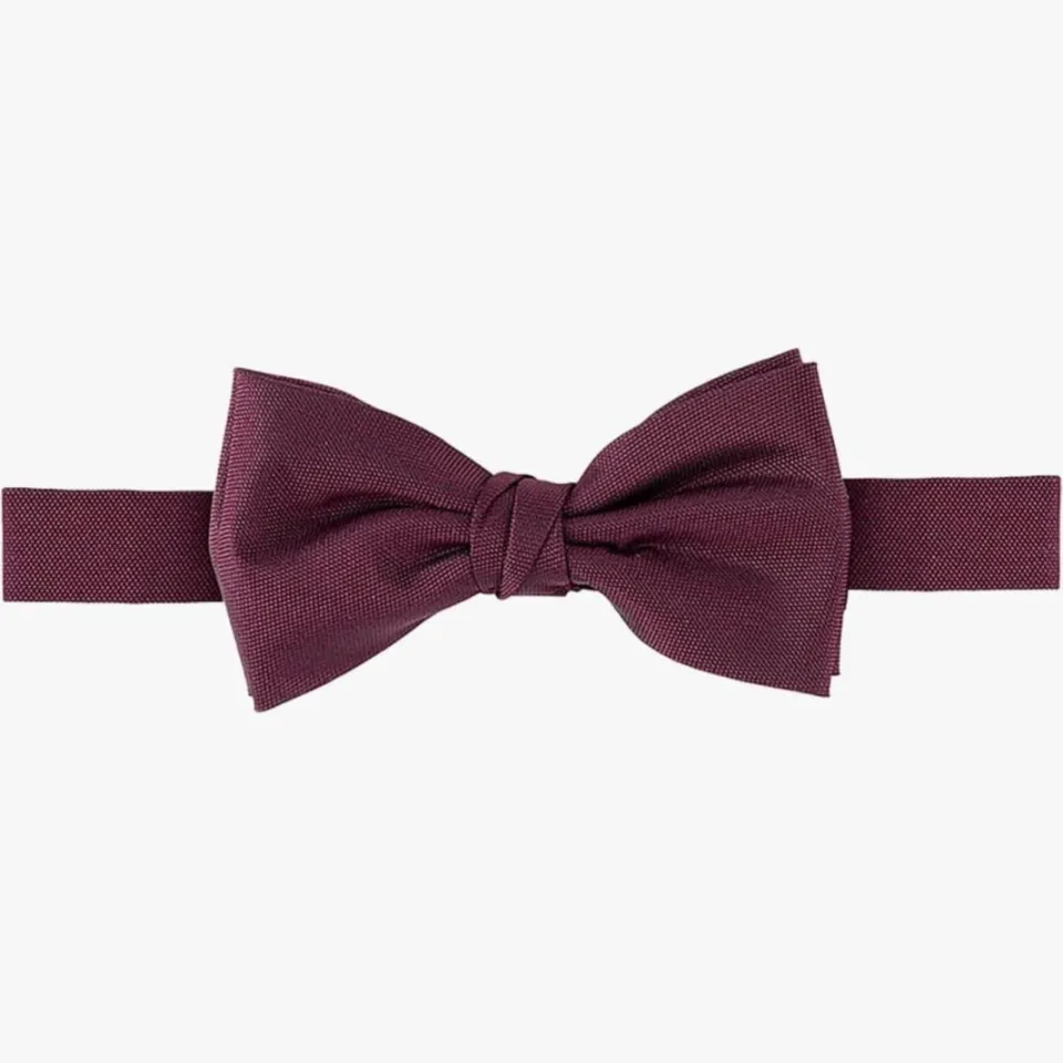 Profuomo vlinderdas bordeauxrood