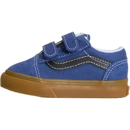 Vans Old Skool V lage sneakers donkerblauw blauw/donkerblauw, foto 7