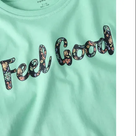 NAME IT T-shirt mintgroen, foto 3