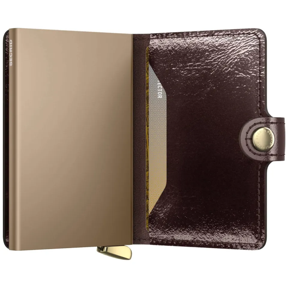 Secrid Miniwallet pasjeshouder Naplak donkerbruin, foto 3