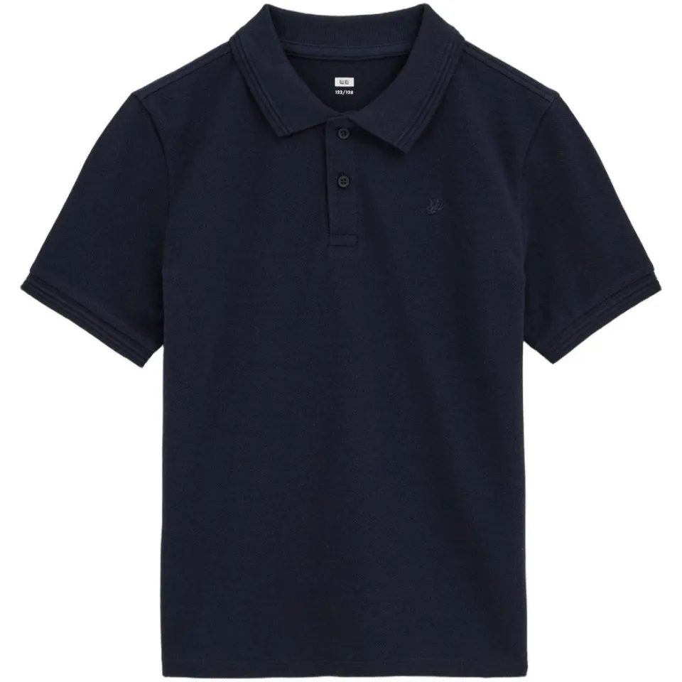 WE Fashion polo donkerblauw, foto 2