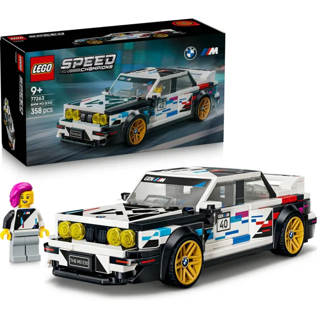 Lego Speed Champions BMW M3 (E30) Auto Bouwpakket 77263, foto 2