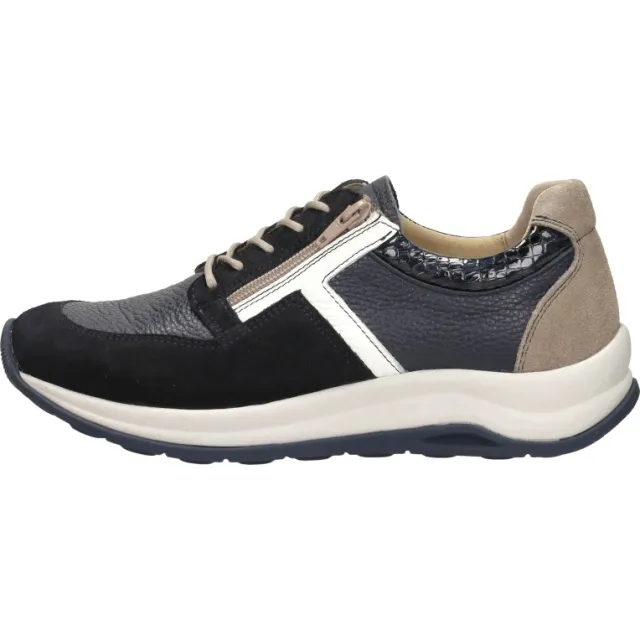 Wolky Comrie lage sneakers blauw, foto 2