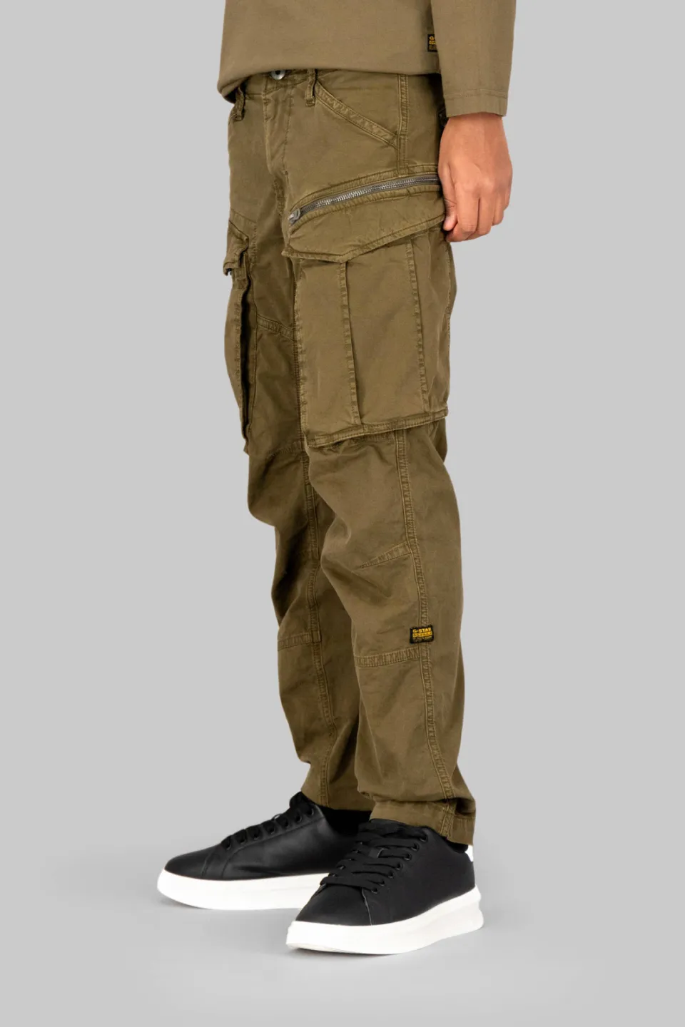 G-Star Rovic Zip tapered cargobroek groen, foto 6