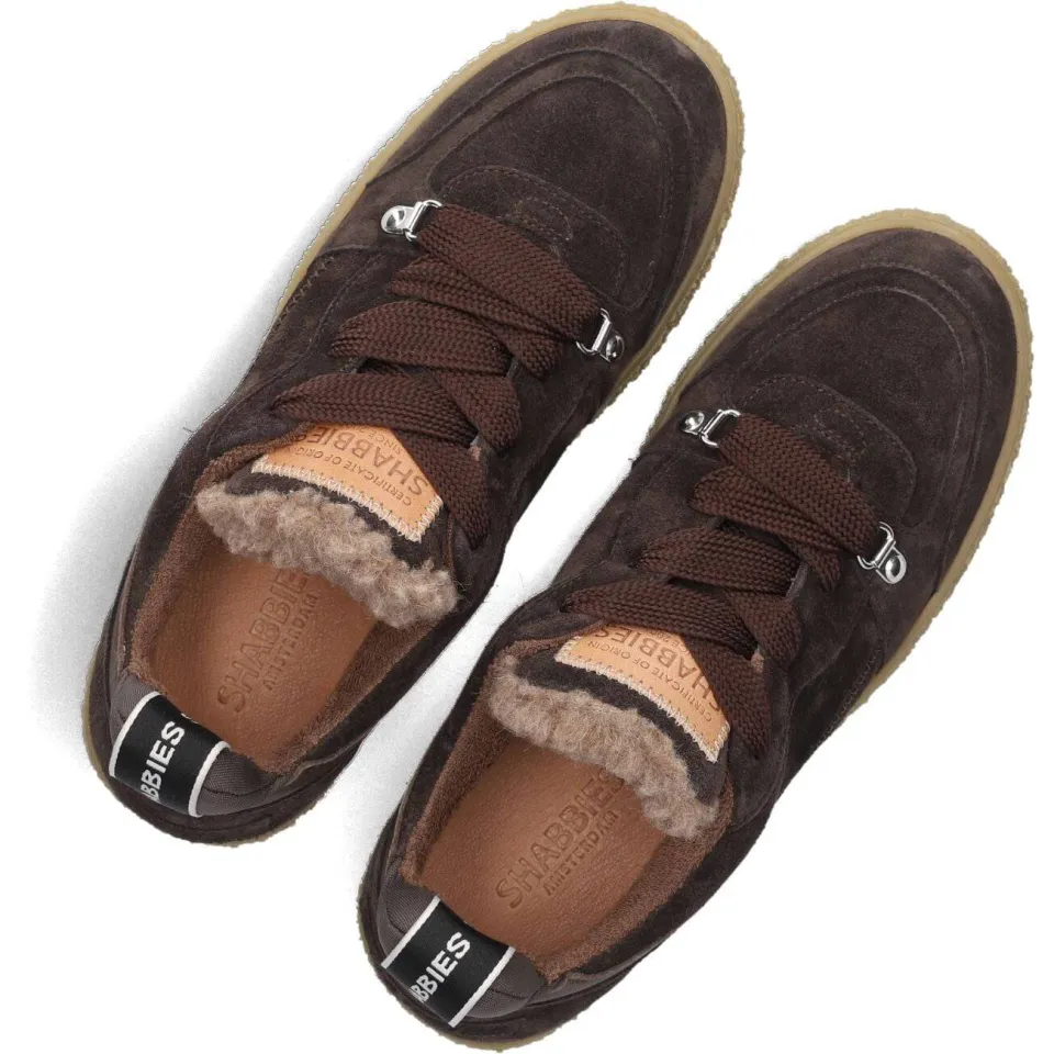 Shabbies Amsterdam Sneakers Chewy Unna Bruin, foto 4