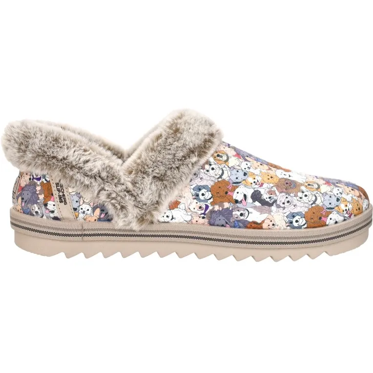 Skechers Skechers Slip-ins Too Cozy Pups Pantoffels grijs Bruin