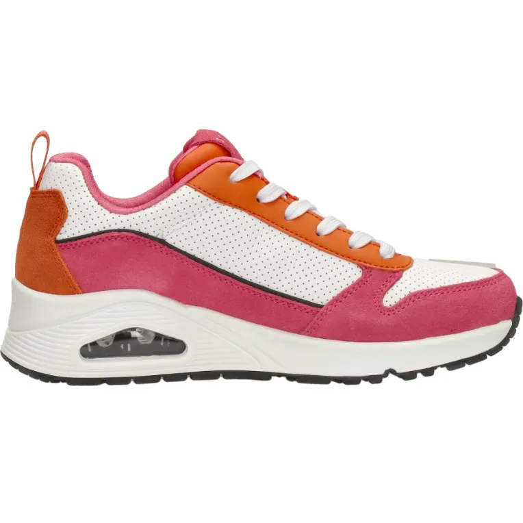 Skechers Uno 2 Much Fun sneakers wit Roze