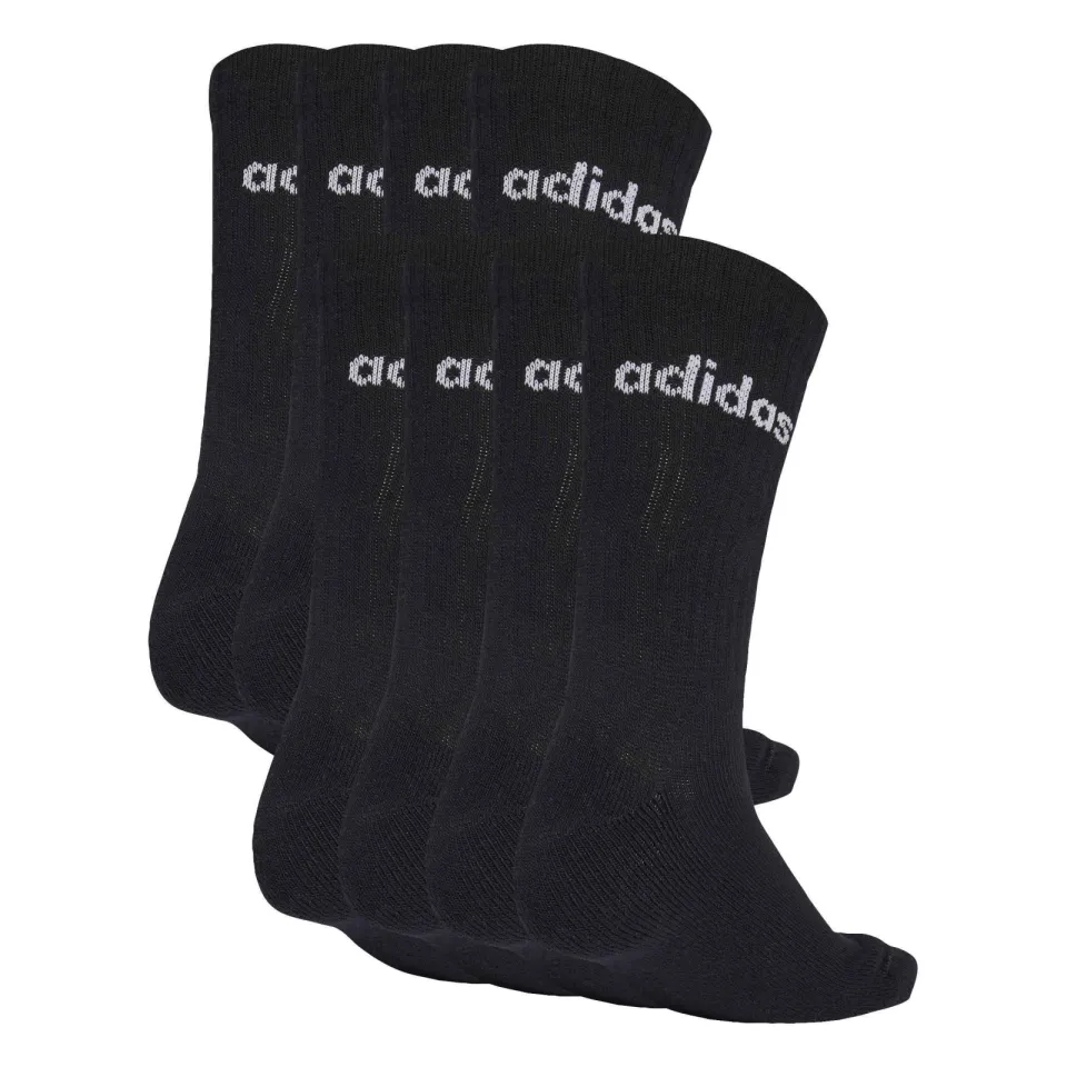 Adidas Linear Cushioned Crew sokken zwart