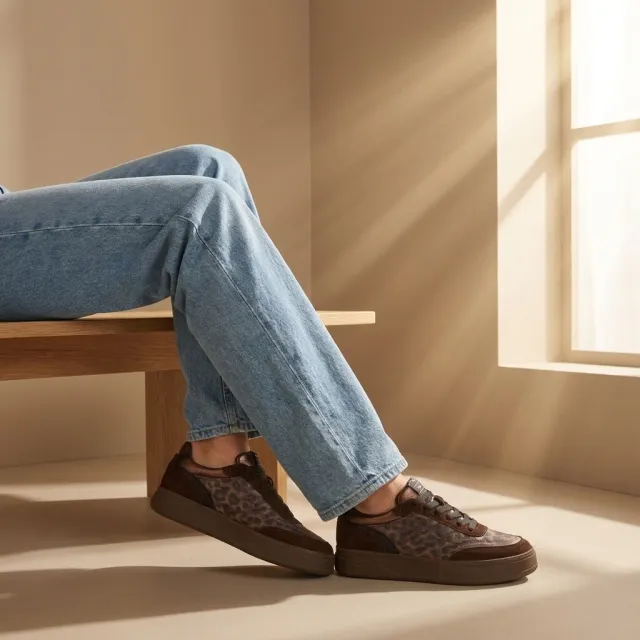 Tamaris sneaker bruin, foto 5