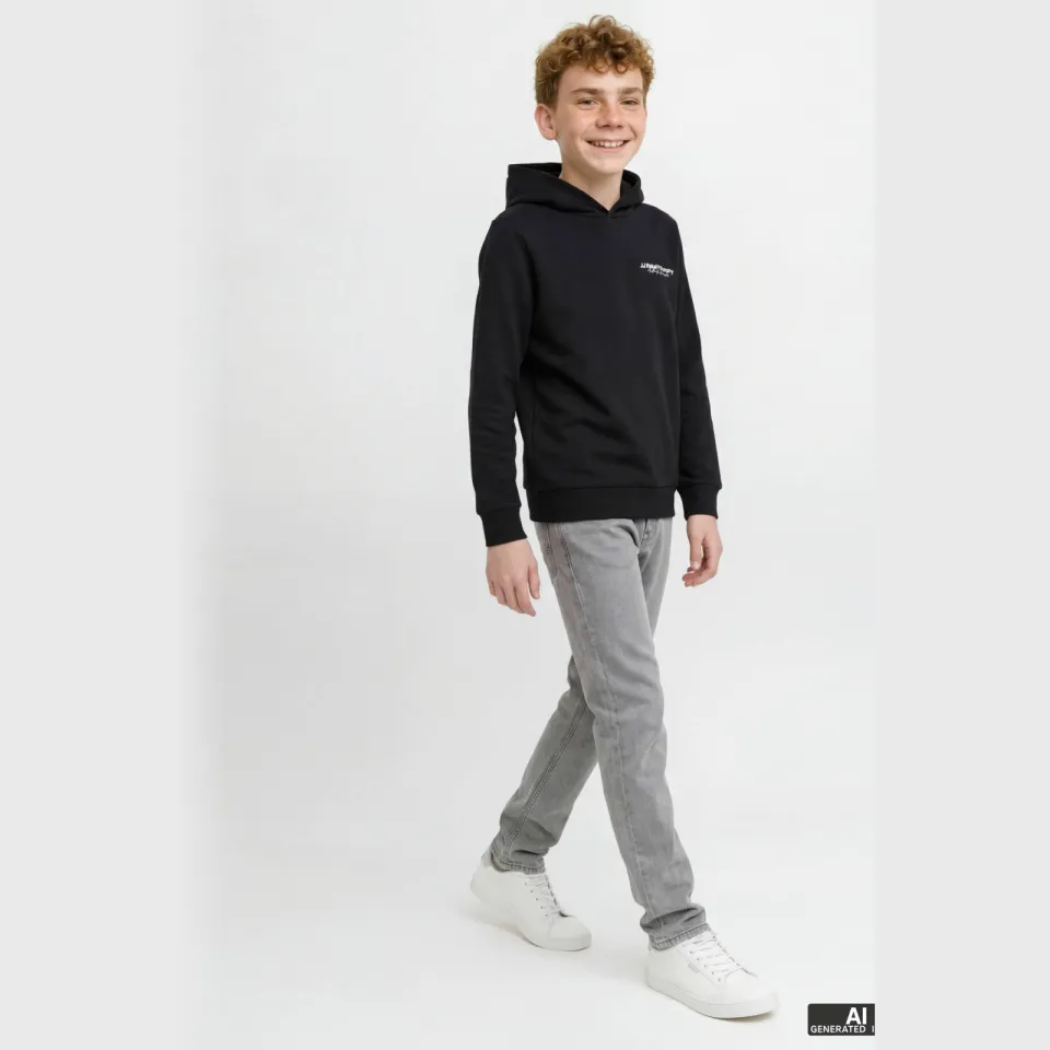 JJ Rebel JUNIOR loose fit jeans - grey denim, foto 5