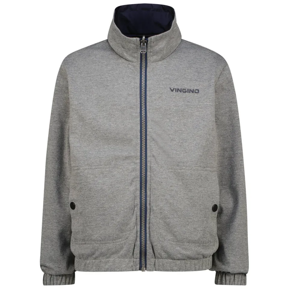 Vingino Teylor reversible jas donkerblauw donkerblauw/grijs, foto 6