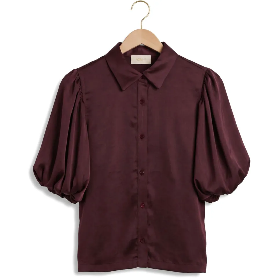 Notre-V Nv-inka blouse bordeaux, foto 4