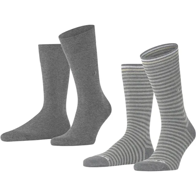 Burlington Everyday 2-pack sokken grijs