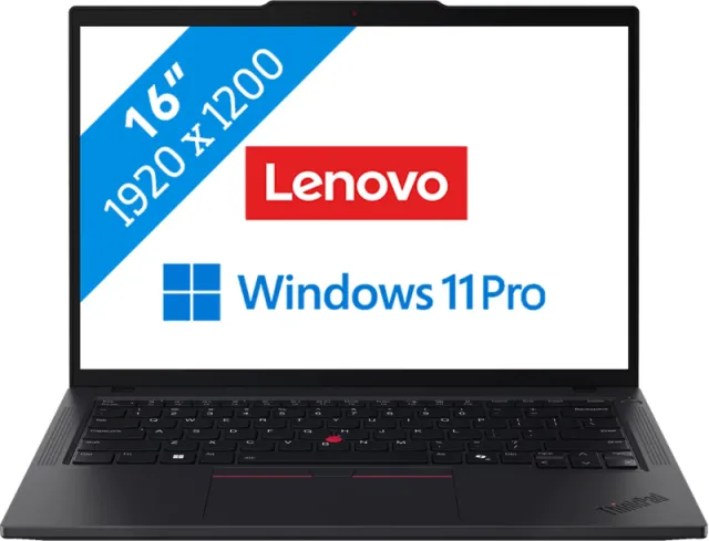 Lenovo ThinkPad T16 Gen 5 (Intel) Copilot+ PC - 21WT005FMH QWERTY