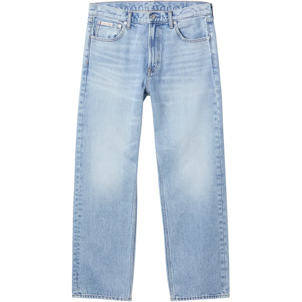 Calvin Klein JEANS 90s straight leg jeans - lichtblauw, foto 2