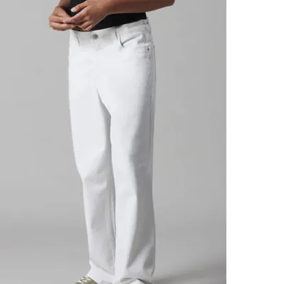 LMTD straight regular waist broek wit, foto 6