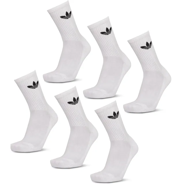 Adidas Originals Trefoil Cushion sokken wit 6 paar