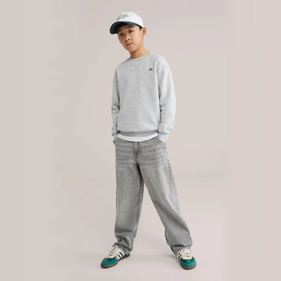 WE Fashion Blue Ridge baggy jeans - grey denim, foto 2