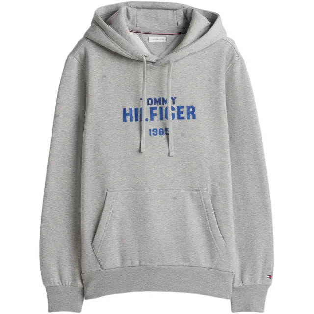 Tommy Hilfiger regular fit hoodie met print - lichtgrijs Light Grey Heather