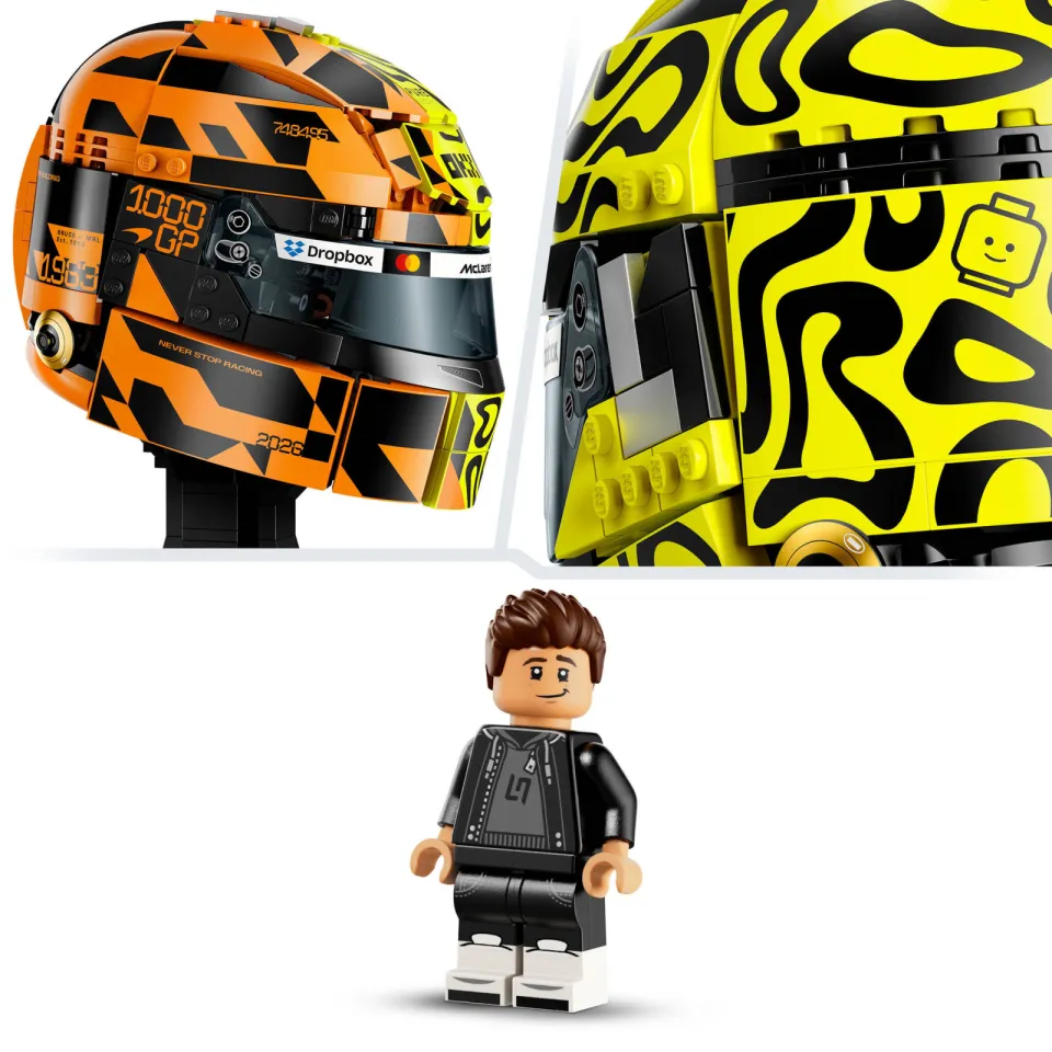 Lego Editions Formula 1 McLaren Mastercard F1 Team Helm van Lando Norris Set 43023, foto 7