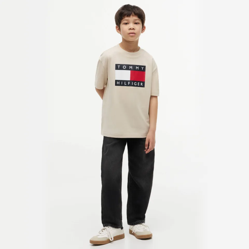 Tommy Hilfiger T-shirt beige, foto 5