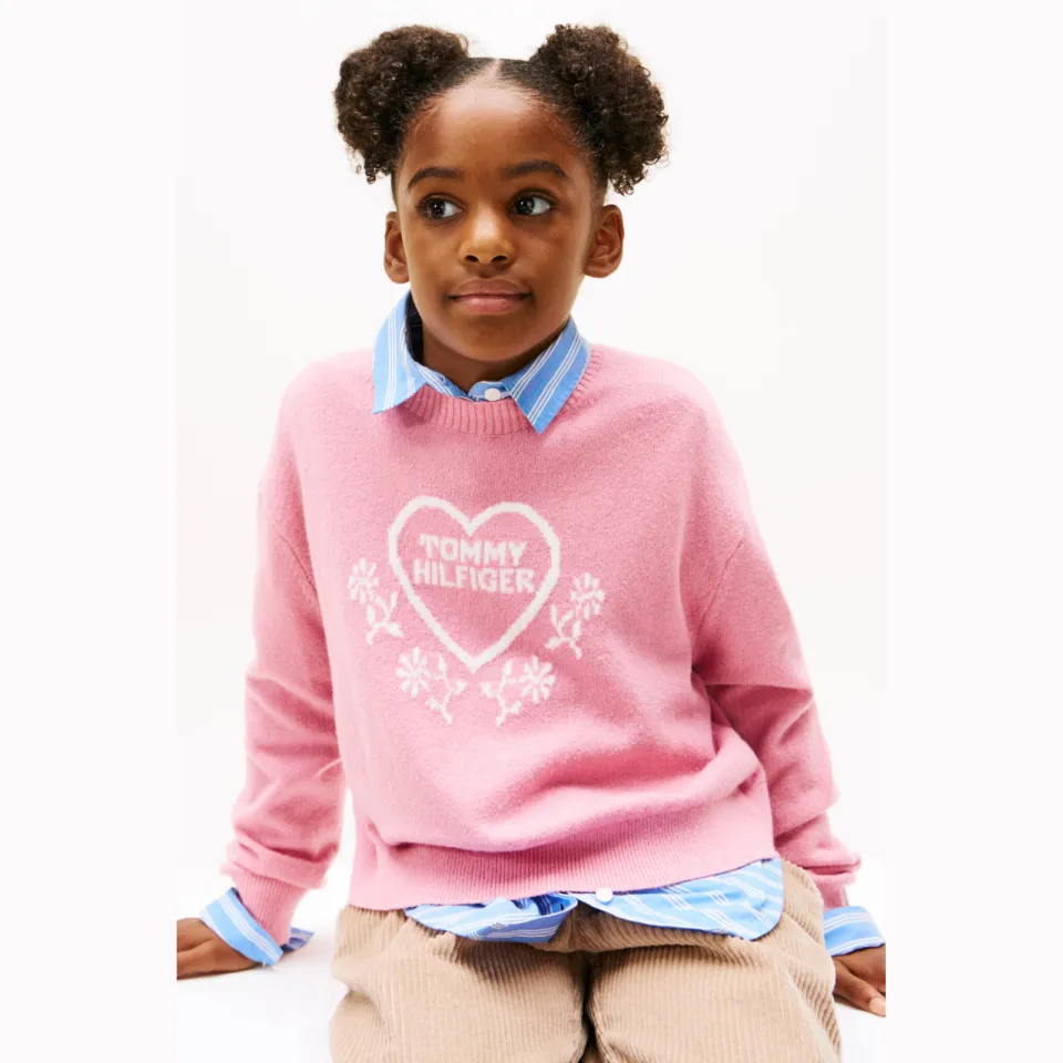Tommy Hilfiger sweater roze