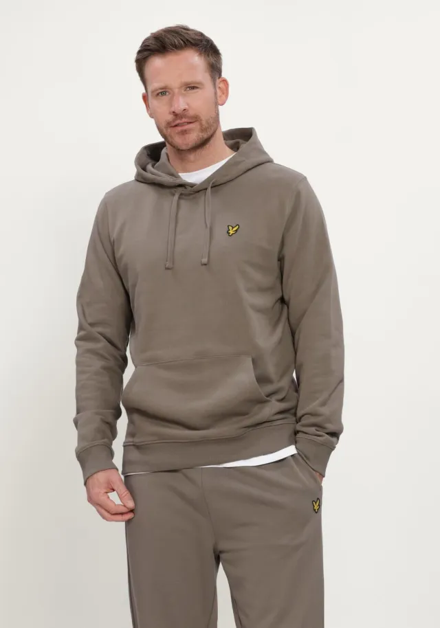 Lyle & Scott Heren Truien & Vesten Pullover Hoodie - Taupe