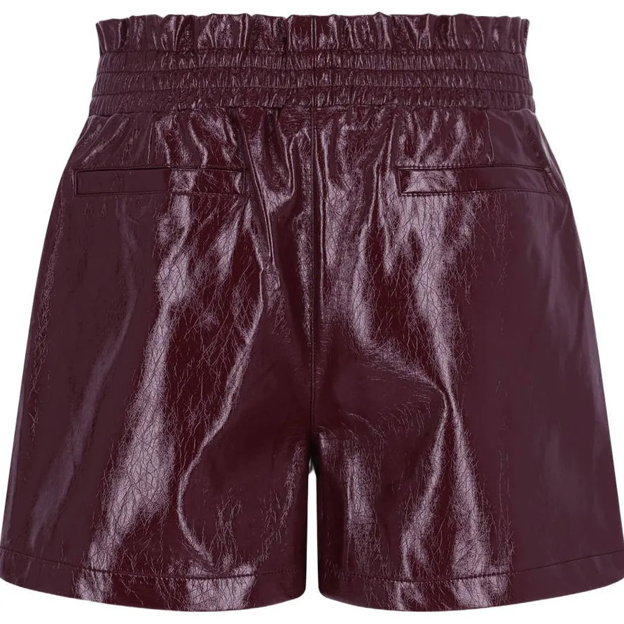 Like Flo Young imitatieleren short donkerrood, foto 4