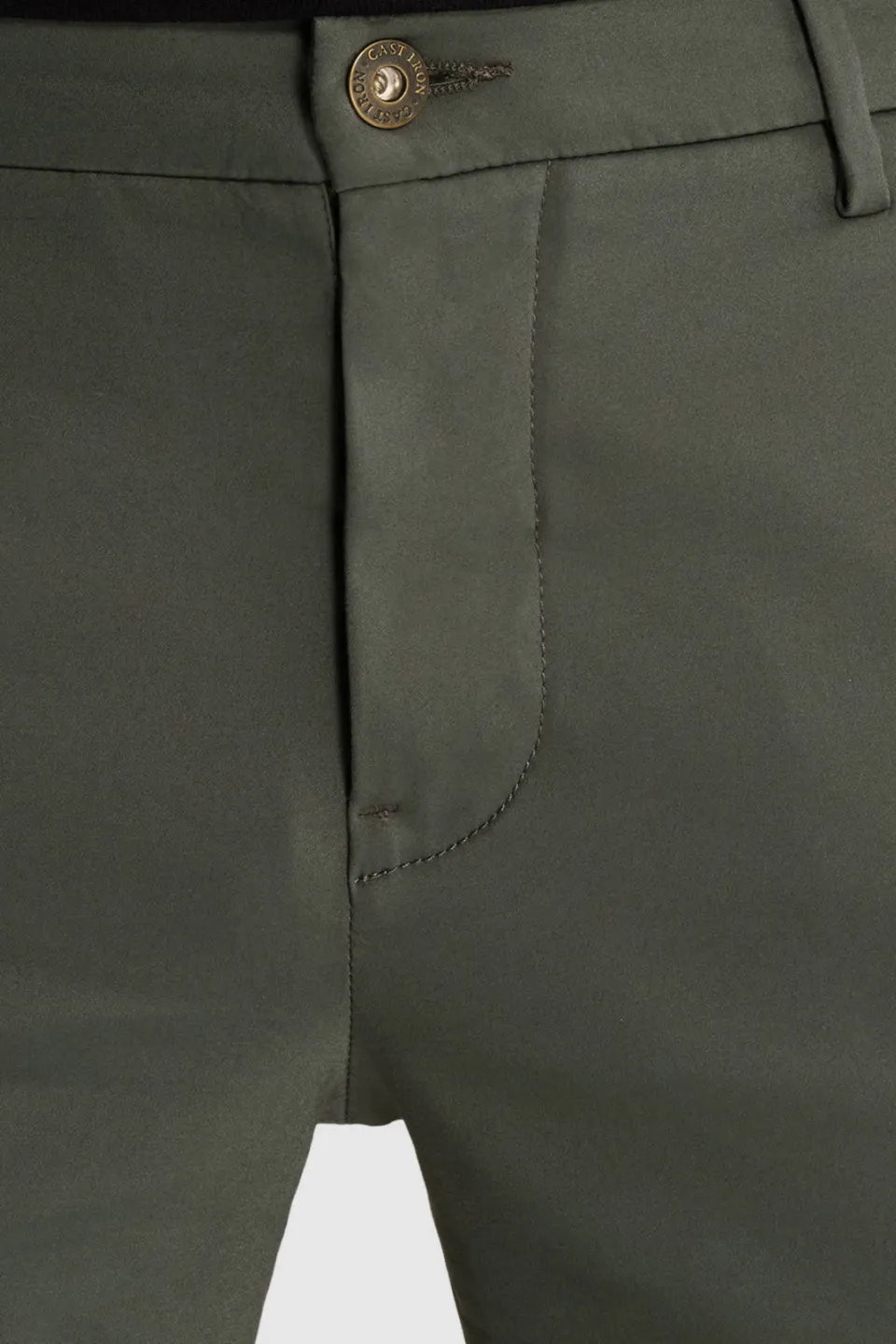 Cast Iron CYLAS tapered chino - dark urban chic groen, foto 4