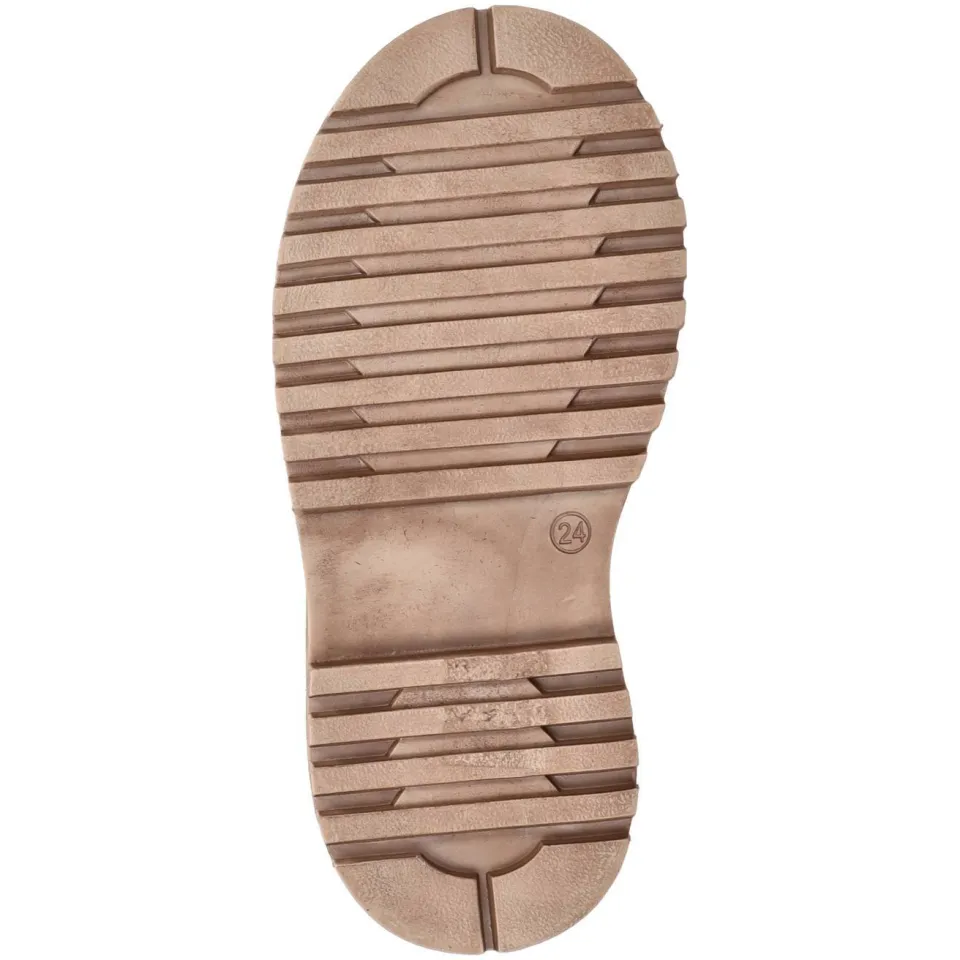 Nelson Kids enkelboots met profielzool en dierenprint - beige/zwart, foto 6