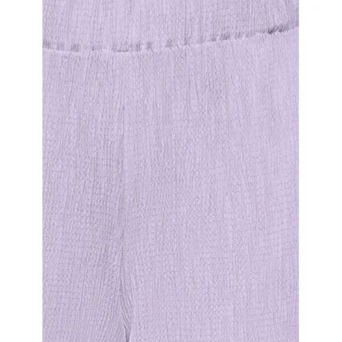 Only straight casual broek met textuur lila, foto 3