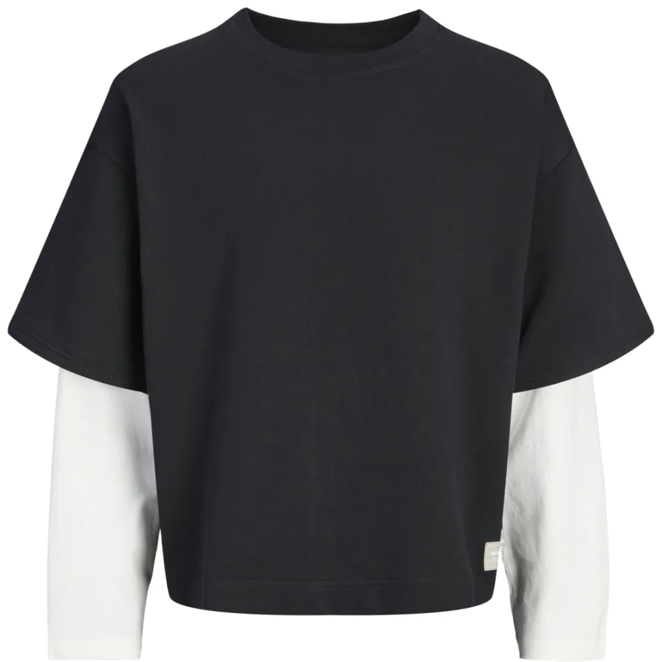 Jack & Jones Junior longsleeve zwart, foto 3