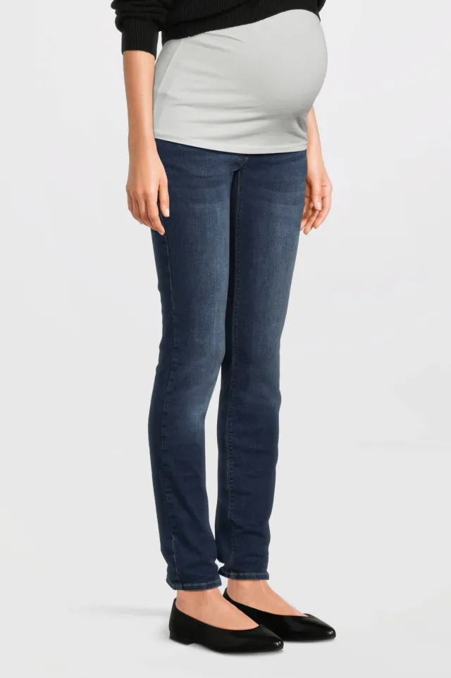 LOVE2WAIT skinny fit zwangerschaps jeans Sophia 32' Stonewashed, foto 3