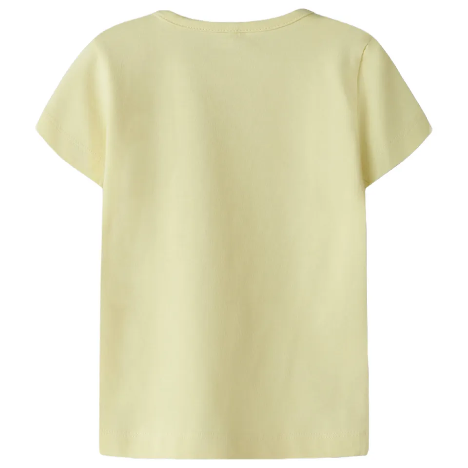 NAME IT BABY T-shirt lichtgeel, foto 2