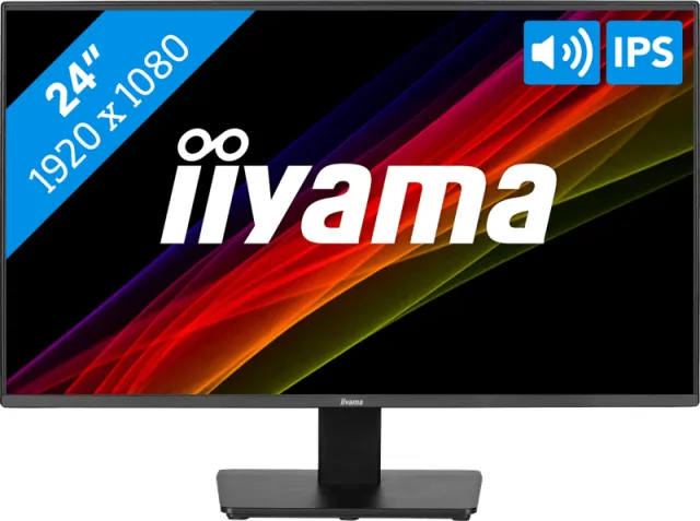 Iiyama ProLite X2492HSU-B1 monitor zwart