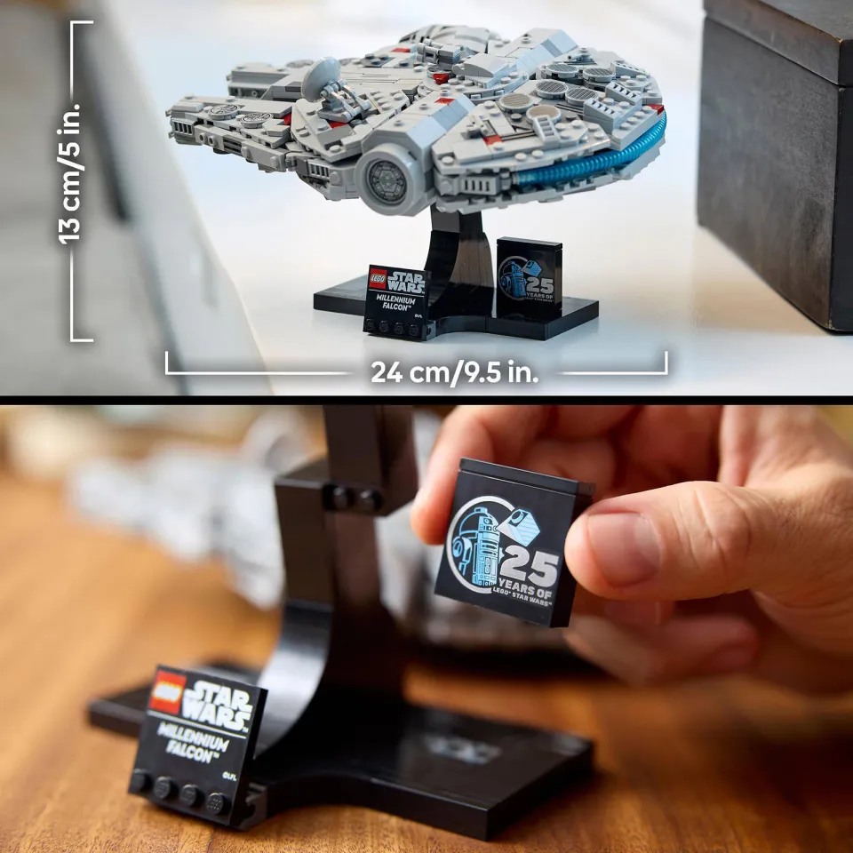 Lego Star Wars Millennium Falcon Ruimteschip Bouwpakket voor Volwassenen 75375, foto 2