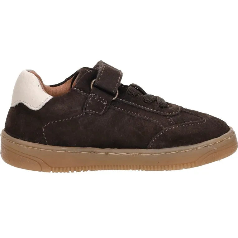 Keq lage sneakers donkerbruin