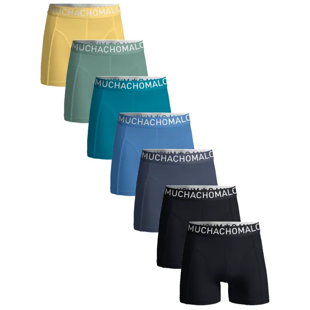 Muchachomalo Heren 7-pack Boxershorts Hello Sunshine Veelkleurig