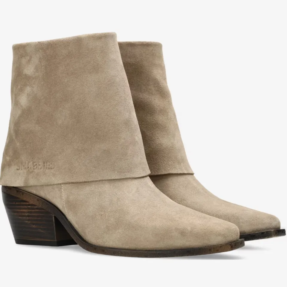 Shabbies Amsterdam Jaira Double enkellaarsjes taupe, foto 8